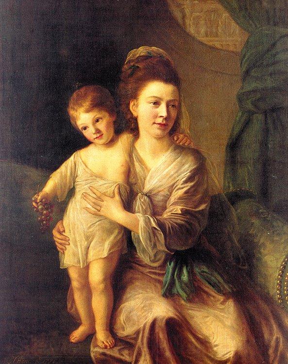 Nathaniel Hone Anne Gardiner with her Eldest Son, Kirkman Germany oil painting art